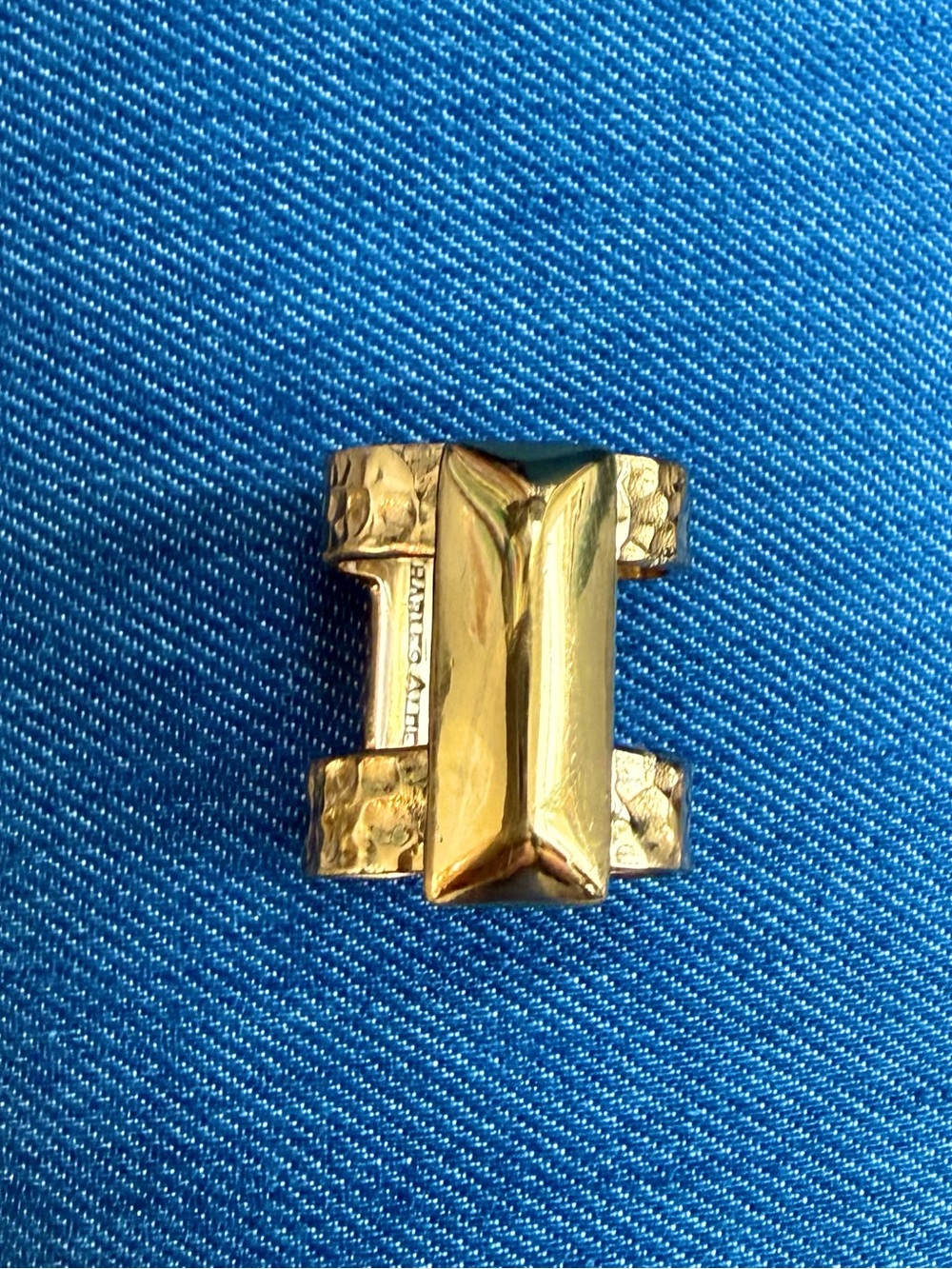 Charles Albert Alchemia Gold Midi Cuff Ring Adjustable